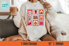 Christmas postage stamp Bundle T-shirt PNG Product Image 10