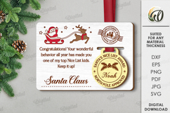 Christmas Medals with Greeting Cards Bundle Laser Cut Product Image 4