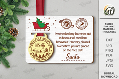 Christmas Medals with Greeting Cards Bundle Laser Cut Product Image 6