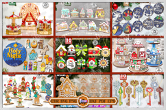 403 Christmas Mega Bundle Laser Cut|Xmas Ornament|Winter SVG Product Image 6