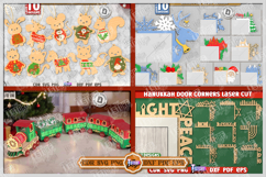 403 Christmas Mega Bundle Laser Cut|Xmas Ornament|Winter SVG Product Image 8