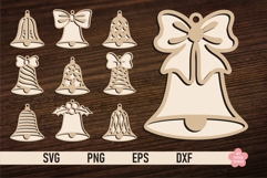 The Christmas Mega Bundle Laser Cut is great for creating wonderful decorations and to use as a gift tag.