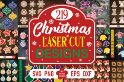 The Christmas Mega Bundle Laser Cut is great for creating wonderful decorations and to use as a gift tag.