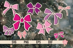 The Christmas Mega Bundle Laser Cut is great for creating wonderful decorations and to use as a gift tag.