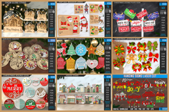 377 Christmas Mega Bundle Laser Cut|Xmas Decoration|Holidays Product Image 2