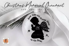 Christmas Memorial Ornament SVG Praying Angel Ornament