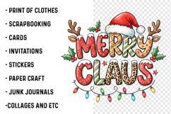 Christmas Merry Claus Png Product Image 3