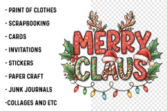 Christmas Merry Claus Png Product Image 3