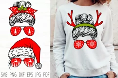 Christmas mom life svg