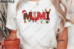 Christmas Mimi PNG, Red Plaid Candy Cane Product Image 2