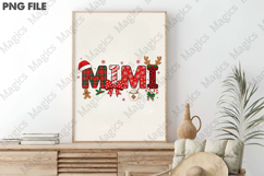 Christmas Mimi PNG, Red Plaid Candy Cane Product Image 3