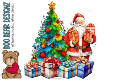 Watercolor Christmas Celebration Sublimation design Product Image 1