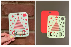Christmas Money Cards Holder | SVG template | Paper cutting