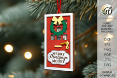 Christmas Money Holders Bundle Lasercut. Christmas Decor SVG Product Image 2