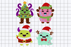 christmas monsters 3D SVG Product Image 3