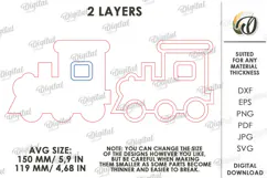 Christmas Mosaic Base Laser Cut. Mosaic Ornament SVG Product Image 2
