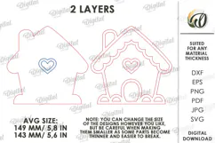Christmas Mosaic Base Laser Cut. Mosaic Ornament SVG Product Image 2