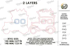 Christmas Mosaic Base Laser Cut. Mosaic Ornament SVG Product Image 3