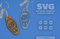 Christmas Motel Keychain SVG Product Image 2