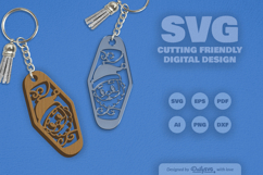 Christmas Motel Keychain SVG Product Image 2