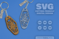 Christmas Motel Keychain SVG Product Image 2