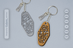 Christmas Motel Keychain SVG Product Image 1