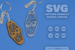 Christmas Motel Keychain SVG Product Image 2