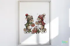 Christmas Mouse Clipart Product Image 2
