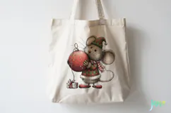 Christmas Mouse Clipart Product Image 3