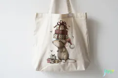 Christmas Mouse Clipart Product Image 3
