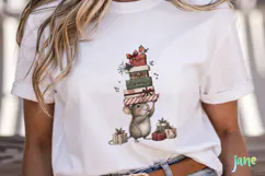 Christmas Mouse Clipart Product Image 5