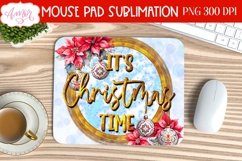 Christmas mouse pad PNG for sublimation Product Image 1
