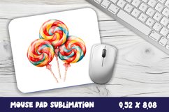 Christmas Vintage red Caramel mouse pad / sublimation Product Image 1