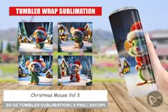 Tumbler Wrap Christmas Mouse Product Image 1