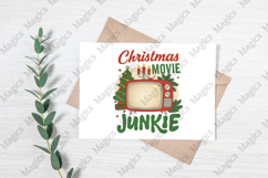 Christmas Movie Junkie Sublimation Png Product Image 3