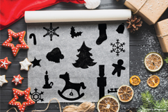 Hand Drawn Christmas Doodles | New Year Holiday Party Product Image 5