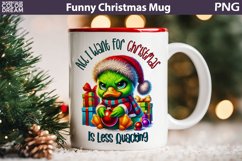 Grumpy Christmas Mug | Sarcastic Coffee Mug Product Image 1
