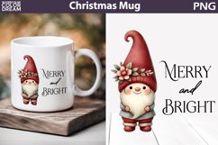 Christmas Gnomes Mug Sublimation | Merry Christmas Mug Product Image 1