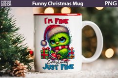 Grumpy Christmas Mug | Sarcastic Coffee Mug Product Image 1