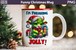 Grumpy Christmas Mug | Sarcastic Coffee Mug Product Image 1