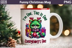 Grumpy Christmas Mug | Sarcastic Coffee Mug Product Image 1