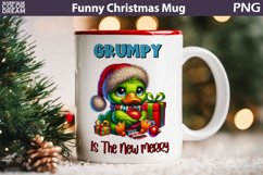 Grumpy Christmas Mug | Sarcastic Coffee Mug Product Image 1