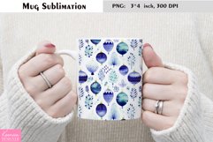 Christmas Cup Sublimation Purple|Winter Mug Product Image 1