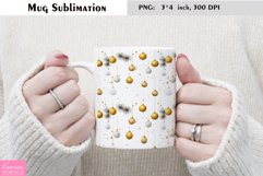 Gold Christmas Design| Winter Mug Sublimation Product Image 1