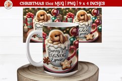 3D Christmas Coffee Mug Wrap, Christmas Animals Product Image 1
