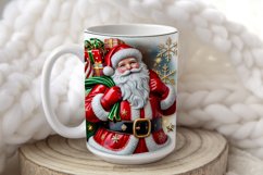 3D Christmas Coffee Mug Bundle,3D Snowman,Christmas Mug Wrap Product Image 5