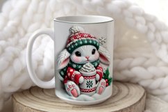 3D Christmas Coffee Mug Bundle,3D Snowman,Christmas Mug Wrap Product Image 6