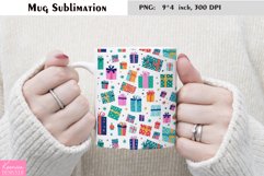Colorful Christmas Mug Sublimation|Christmas Mug Design Product Image 1