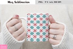 Colorful Christmas Mug Sublimation|Christmas Mug Design Product Image 1