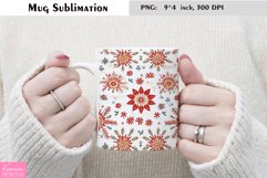 Colorful Christmas Mug Sublimation|Christmas Mug Design Product Image 1